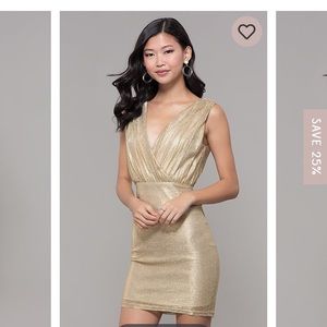 Simplydress short v neck good dress